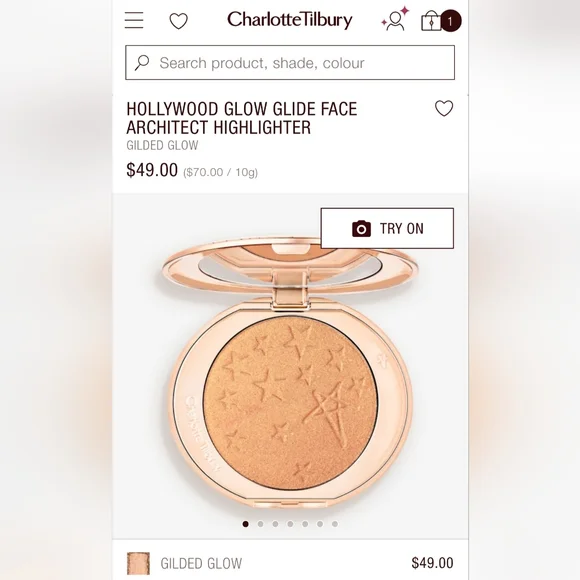 Charlotte Tilbury - Highlighter Radiant Gilded Glow - Picture 1 of 2